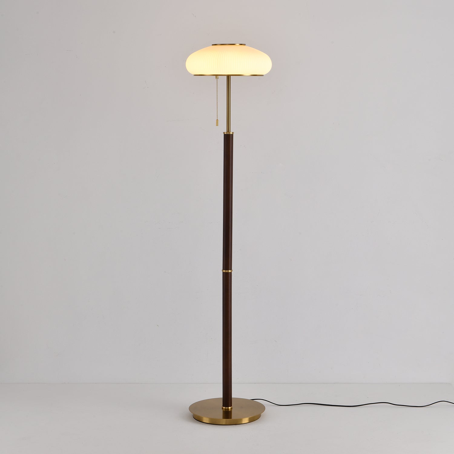 Lioralelia Vintage Glass Floor Lamp