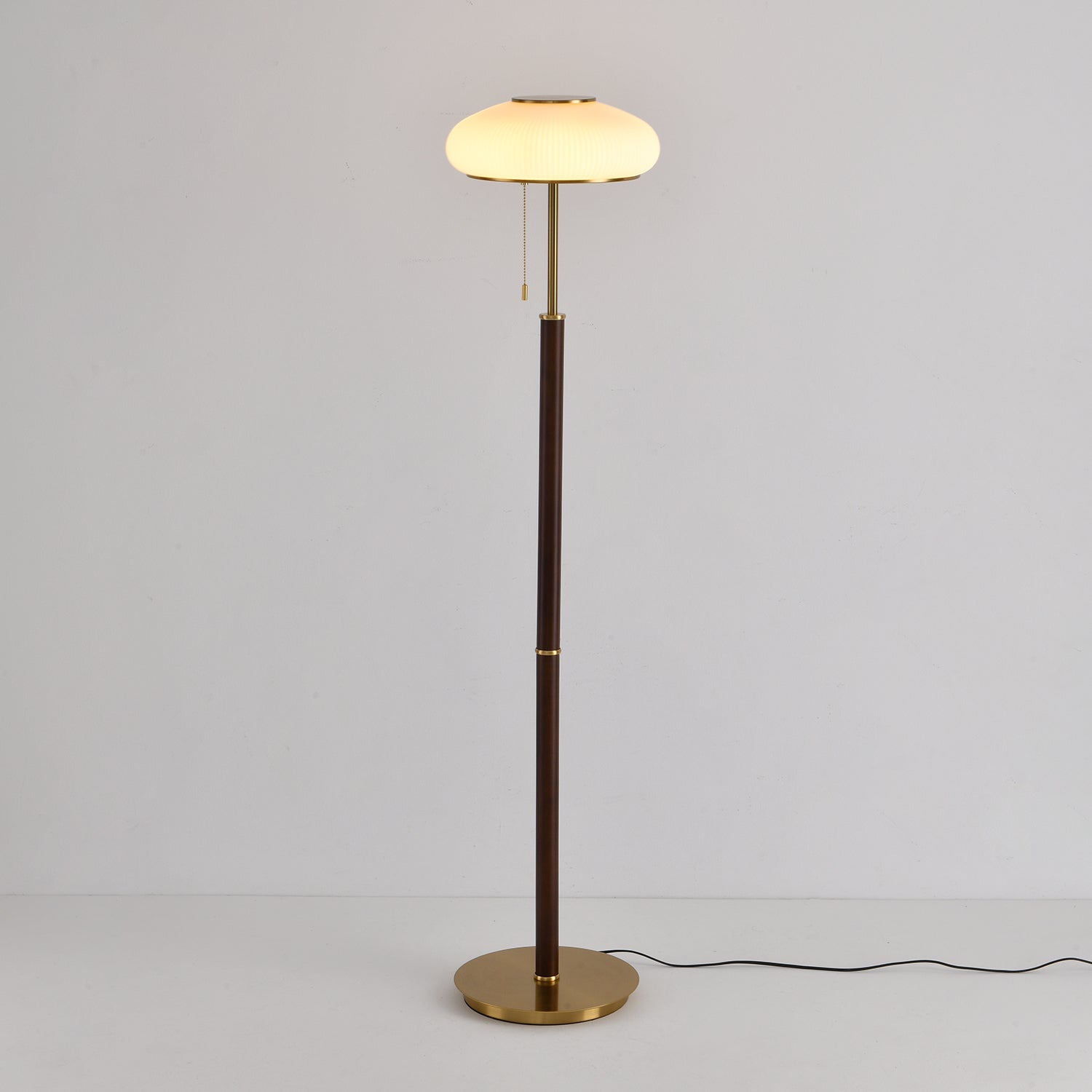 Lioralelia Vintage Glass Floor Lamp