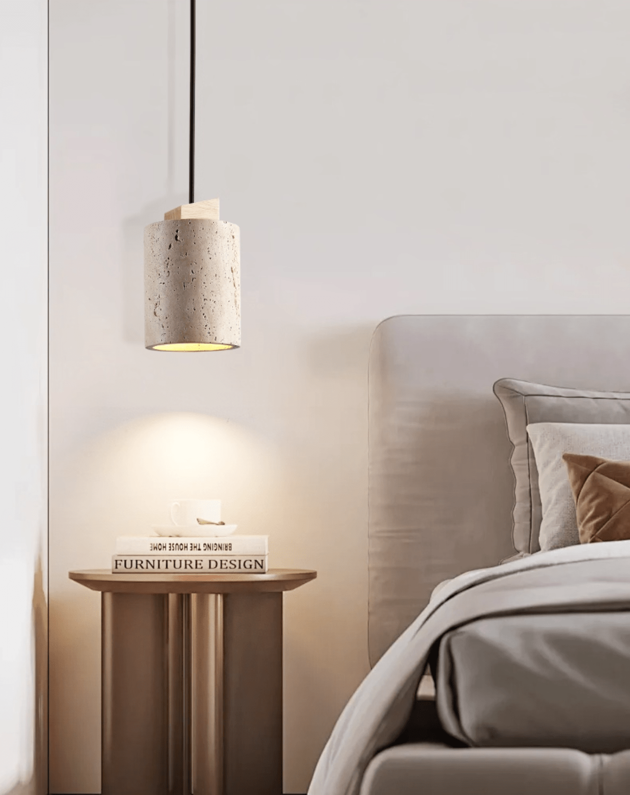 Opal Cylinder Pendant Lamp