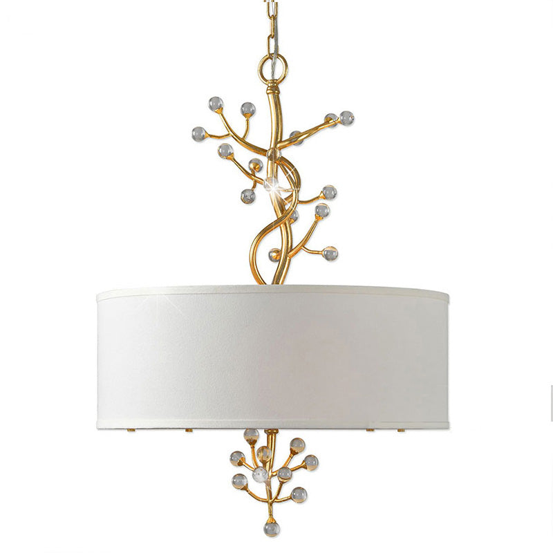 Asbury Individual Creativity Crystal Fabric Pendant Lamp