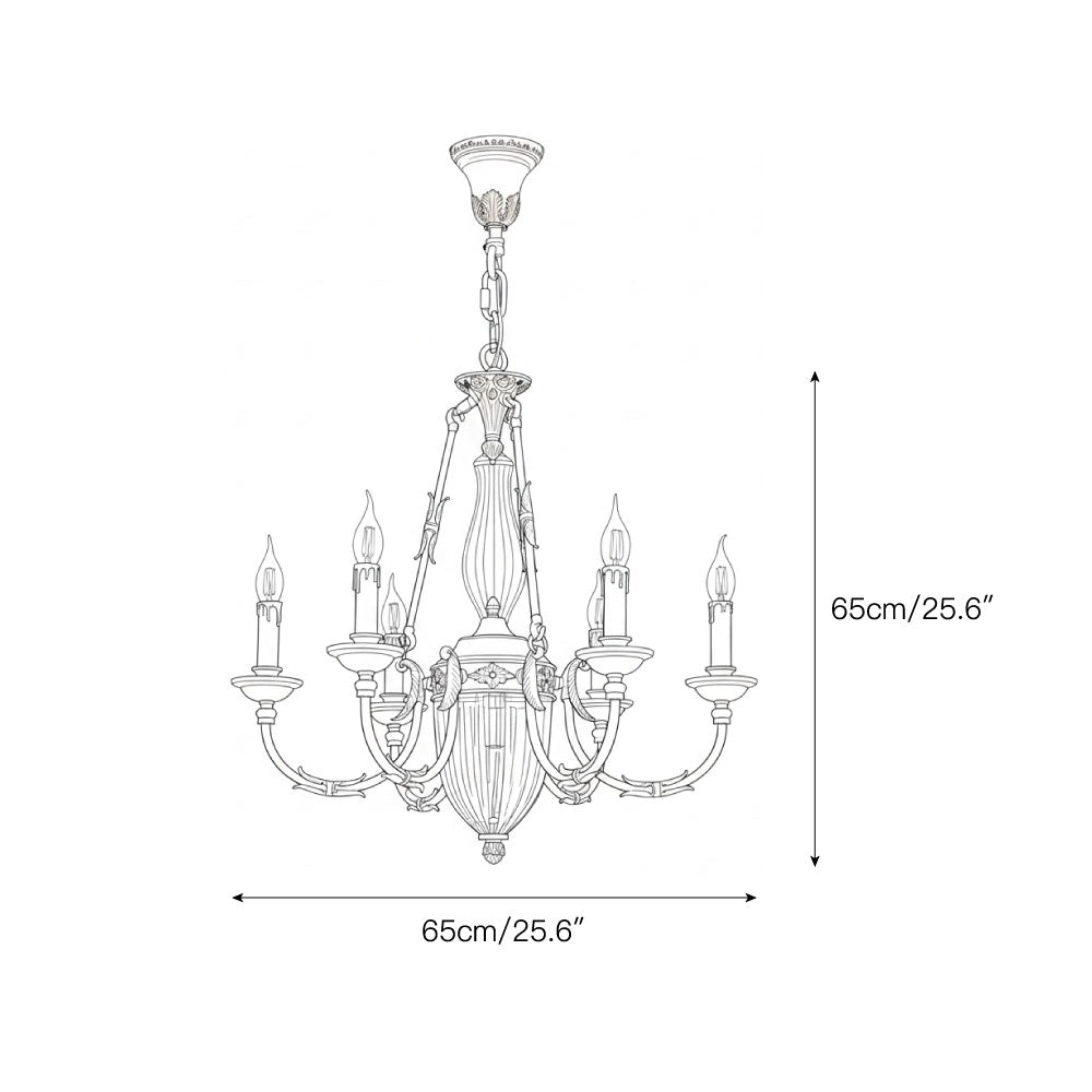 Valerix Brass Chandelier
