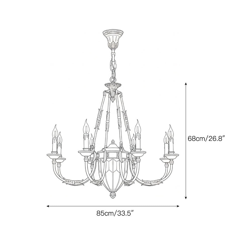 Valerix Brass Chandelier