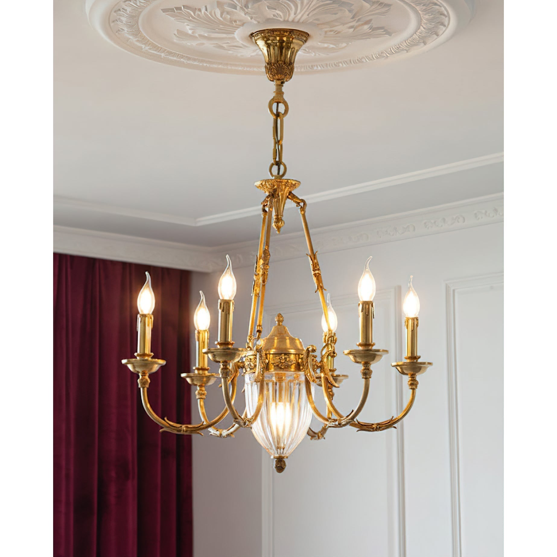 Valerix Brass Chandelier