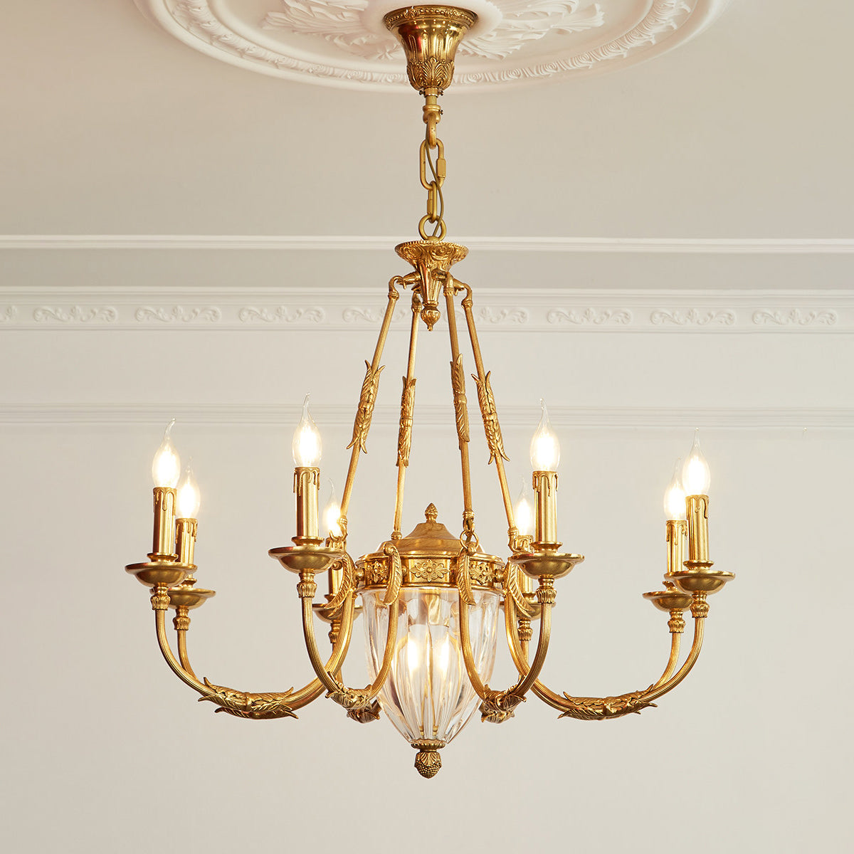 Valerix Brass Chandelier