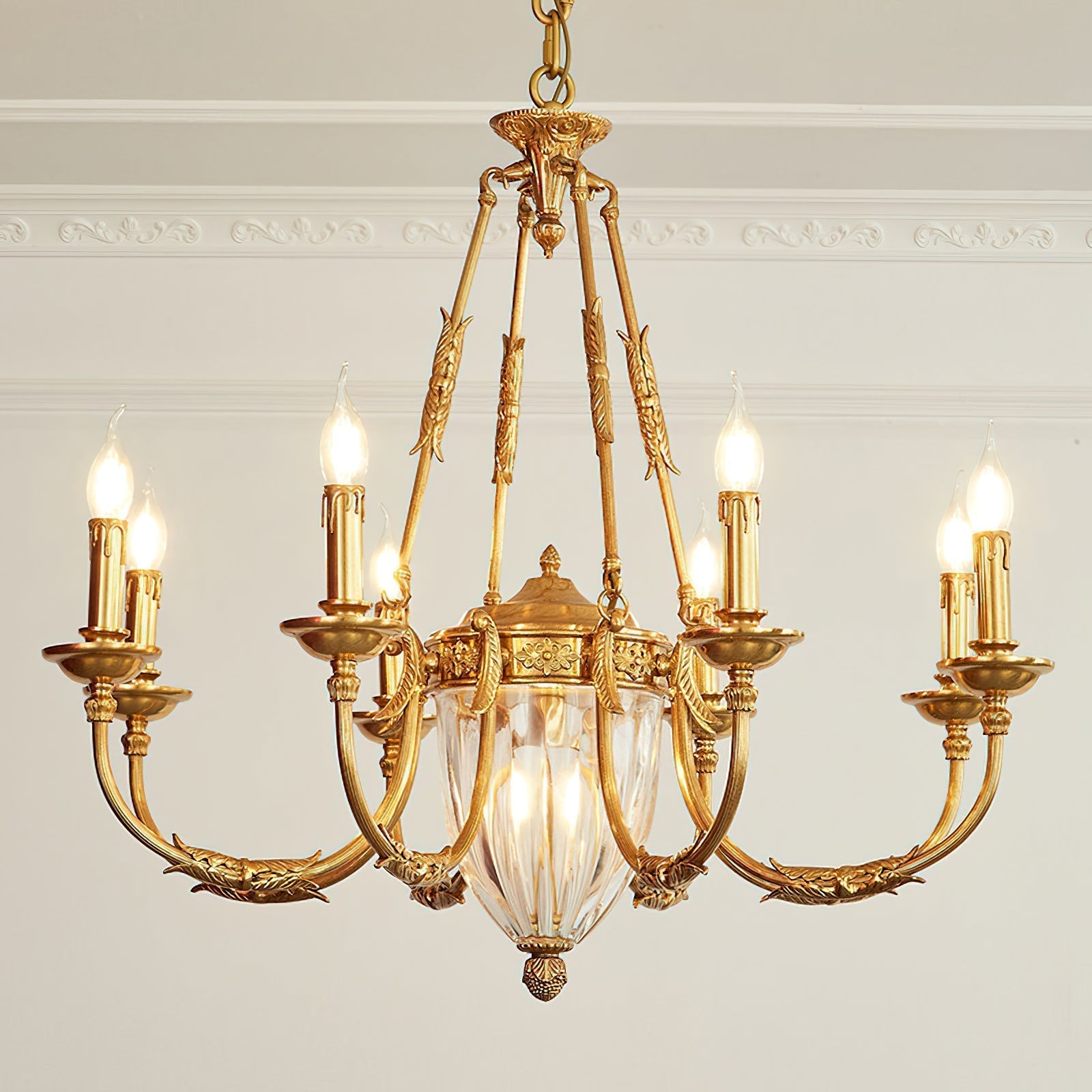 Valerix Brass Chandelier