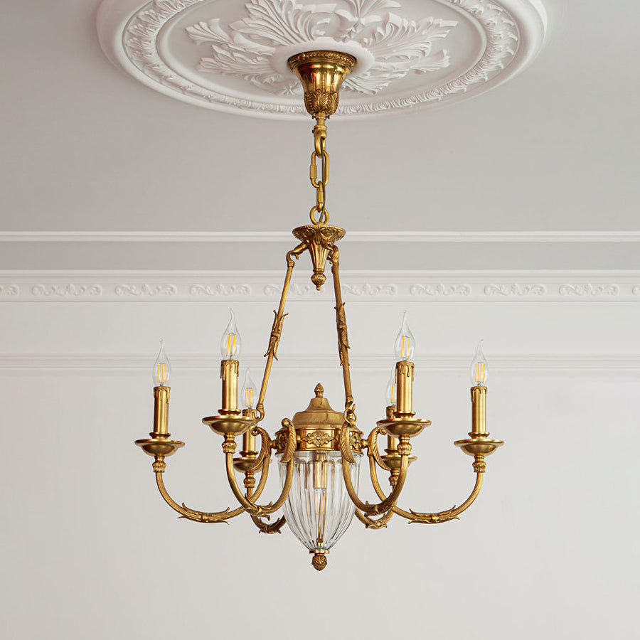 Valerix Brass Chandelier