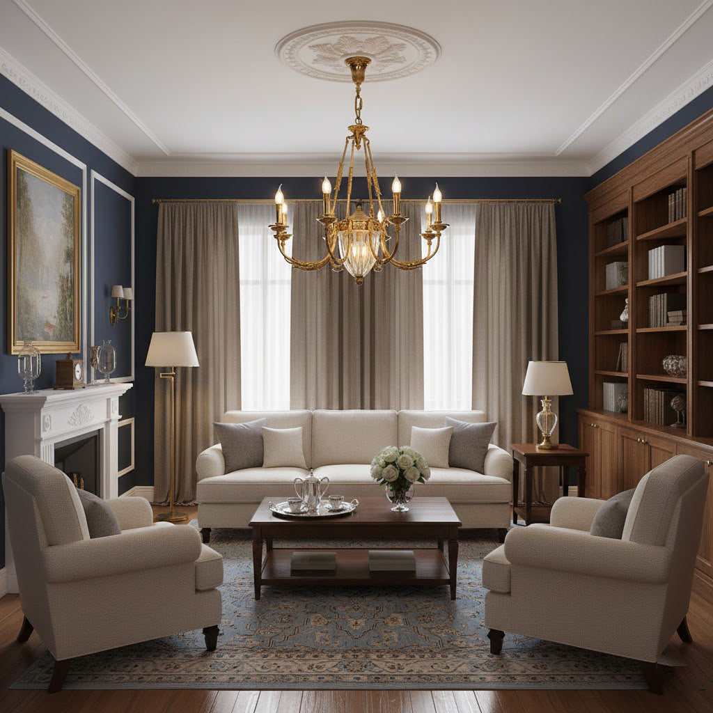 Valerix Brass Chandelier
