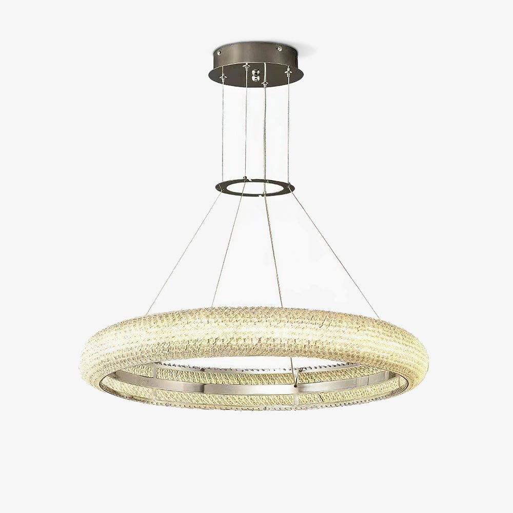 Vazorora Modern Minimalist Ring Crystal Chandelier