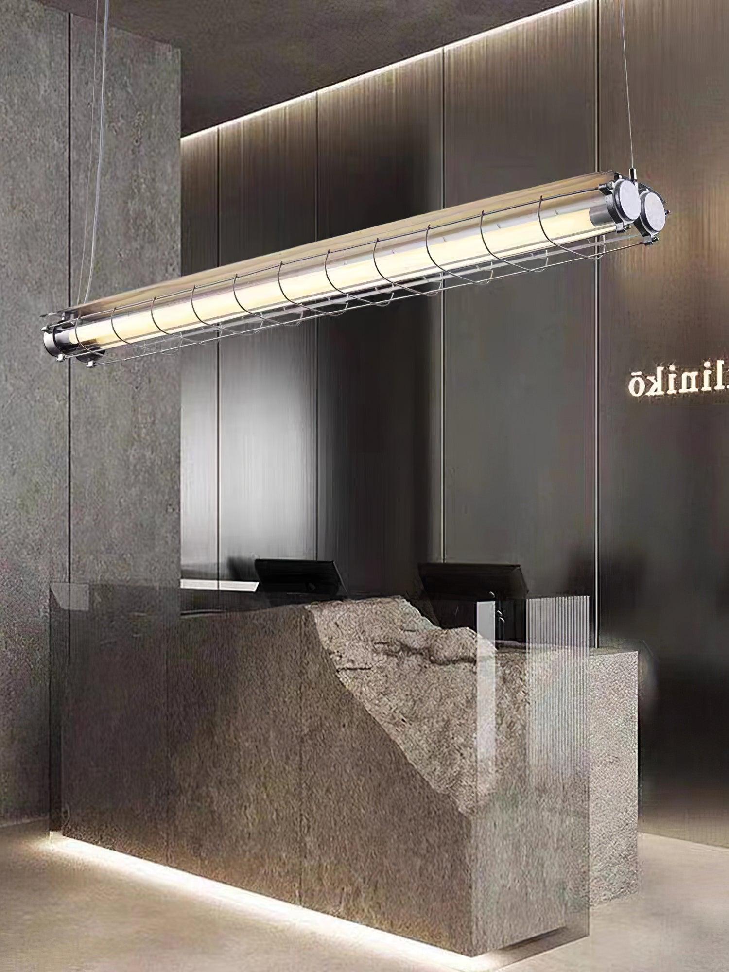 Alaric Industrial Linear Pendant Light