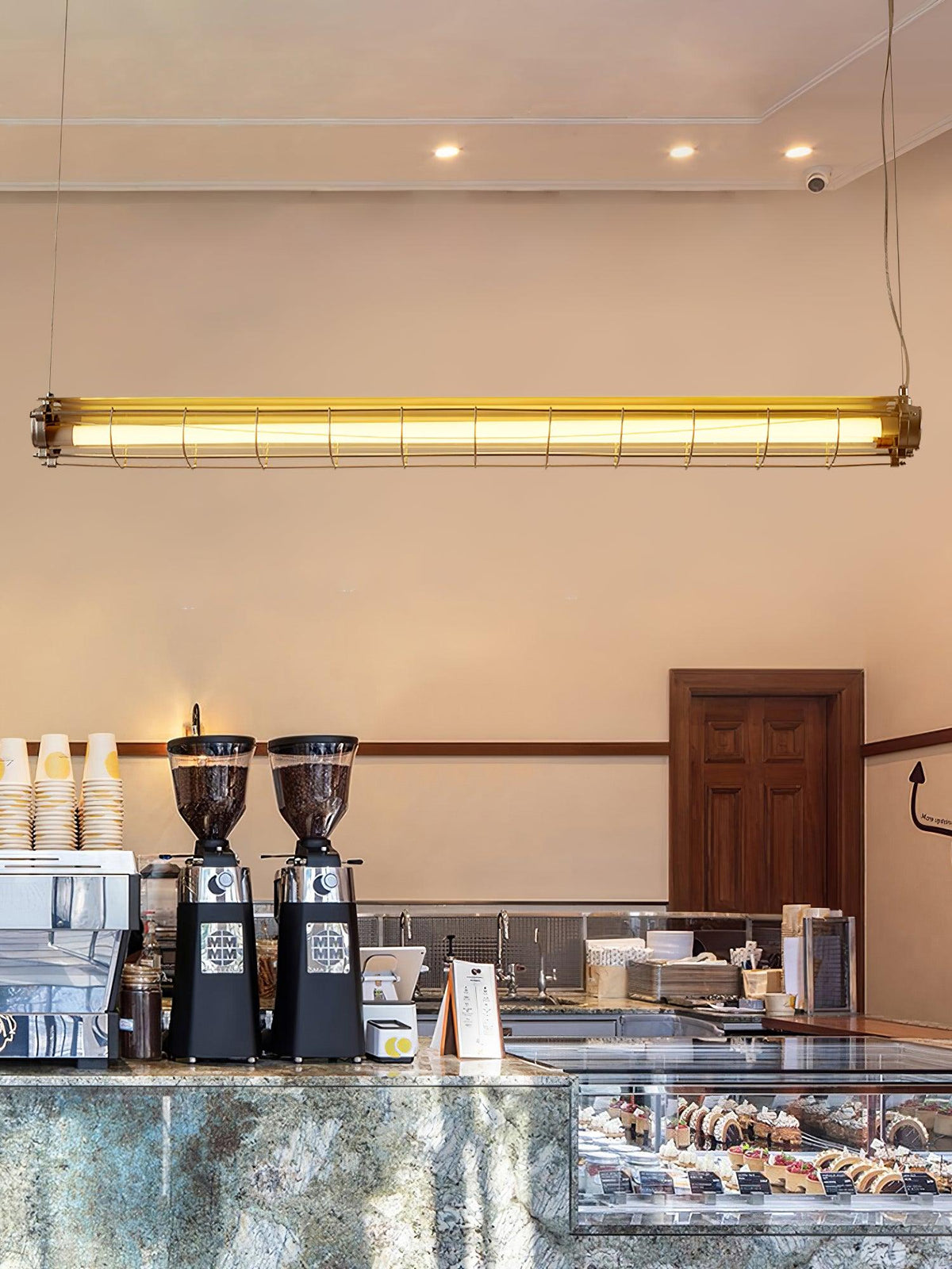 Alaric Industrial Linear Pendant Light