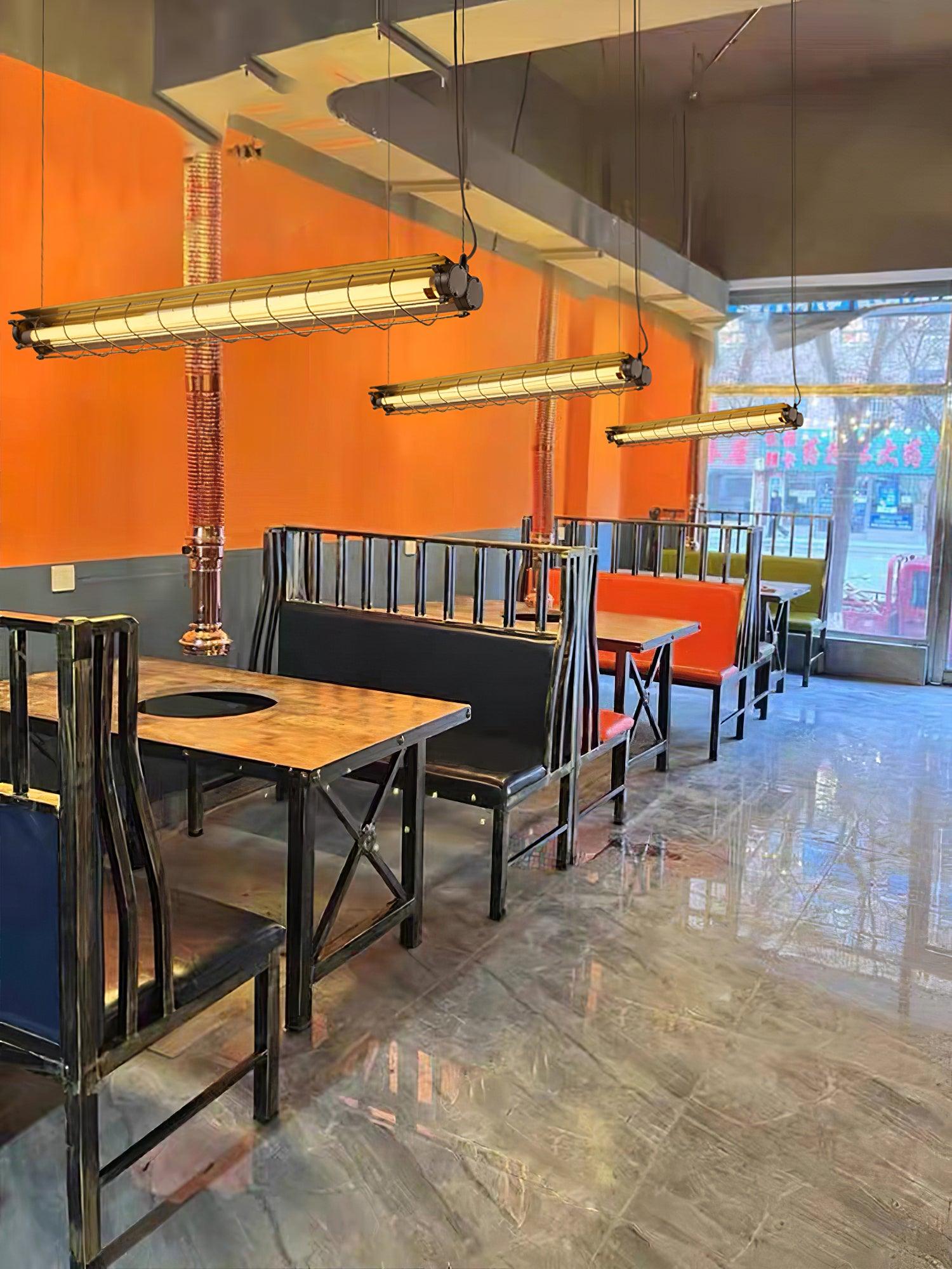 Alaric Industrial Linear Pendant Light