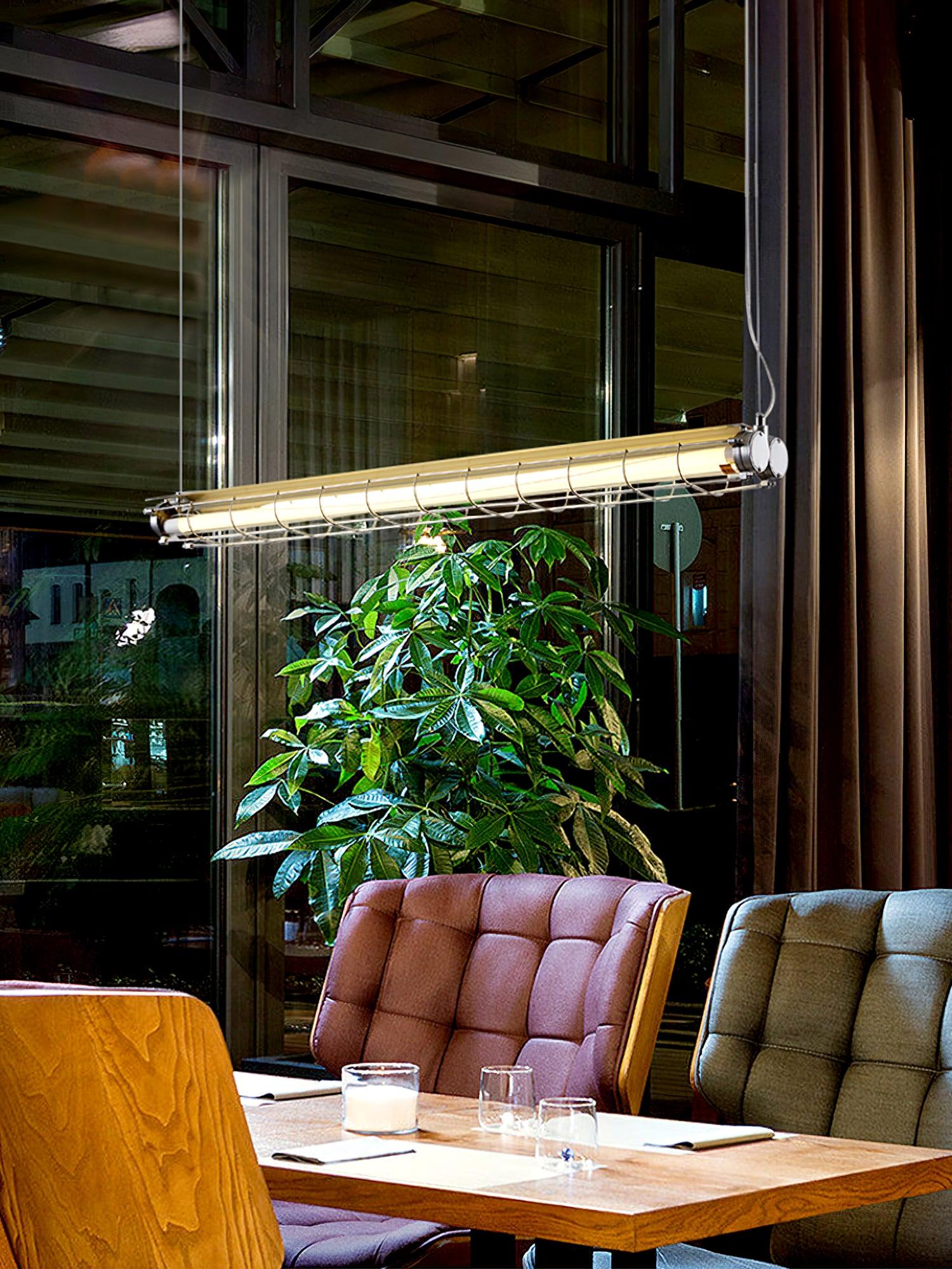 Alaric Industrial Linear Pendant Light