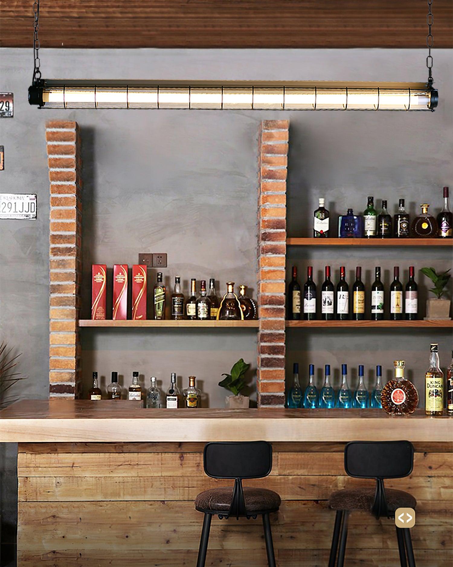 Alaric Industrial Linear Pendant Light