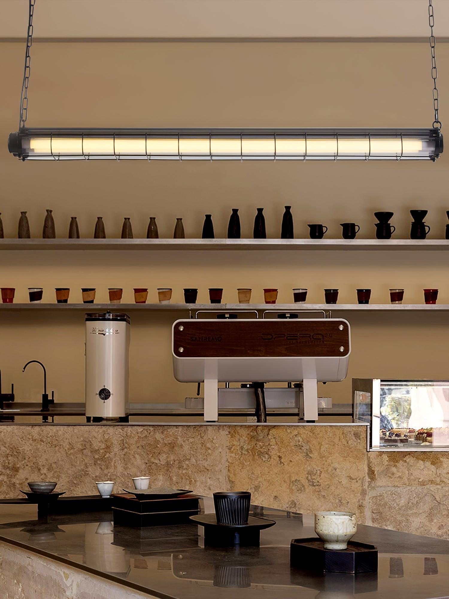 Alaric Industrial Linear Pendant Light