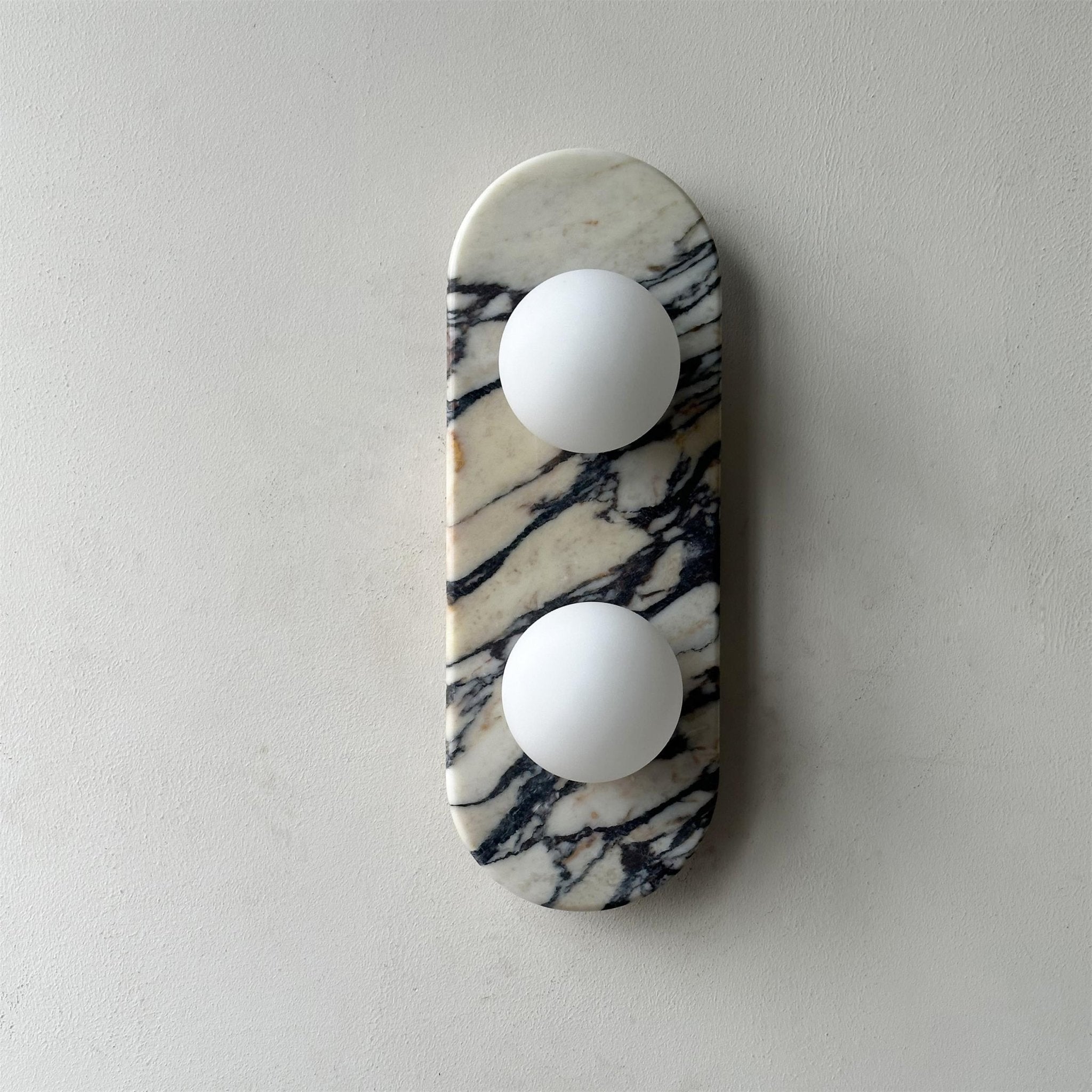Eirenise Elegance Unique Glass Marble Wall Lamp