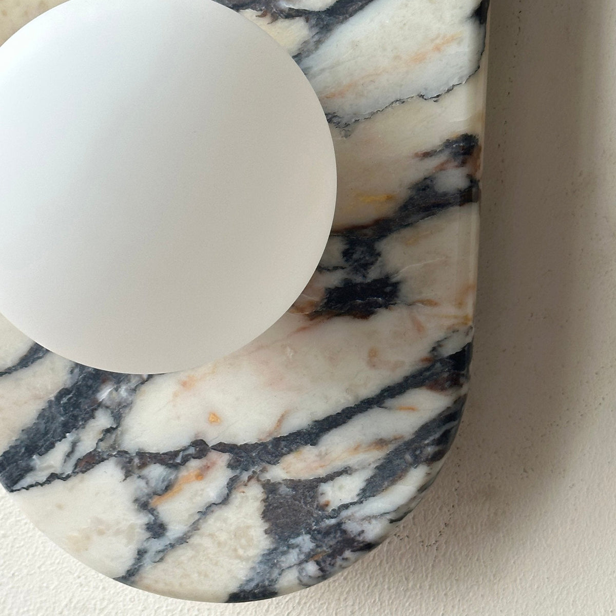 Eirenise Elegance Unique Glass Marble Wall Lamp