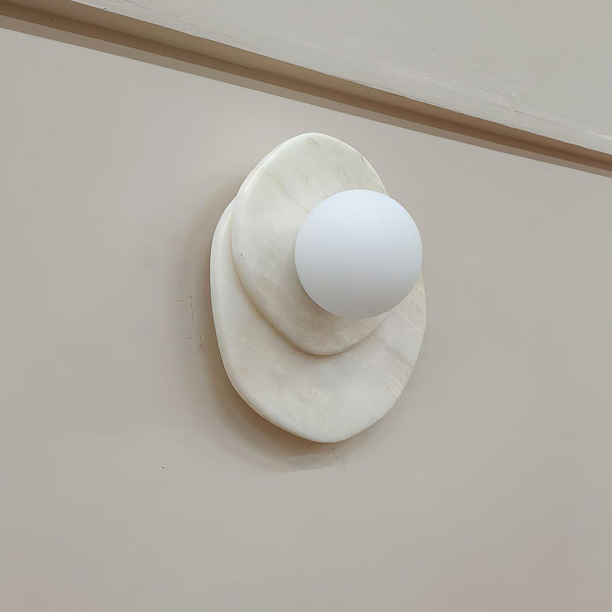 Astr Modern Minimalist Unique Stone Glass Wall Lamp