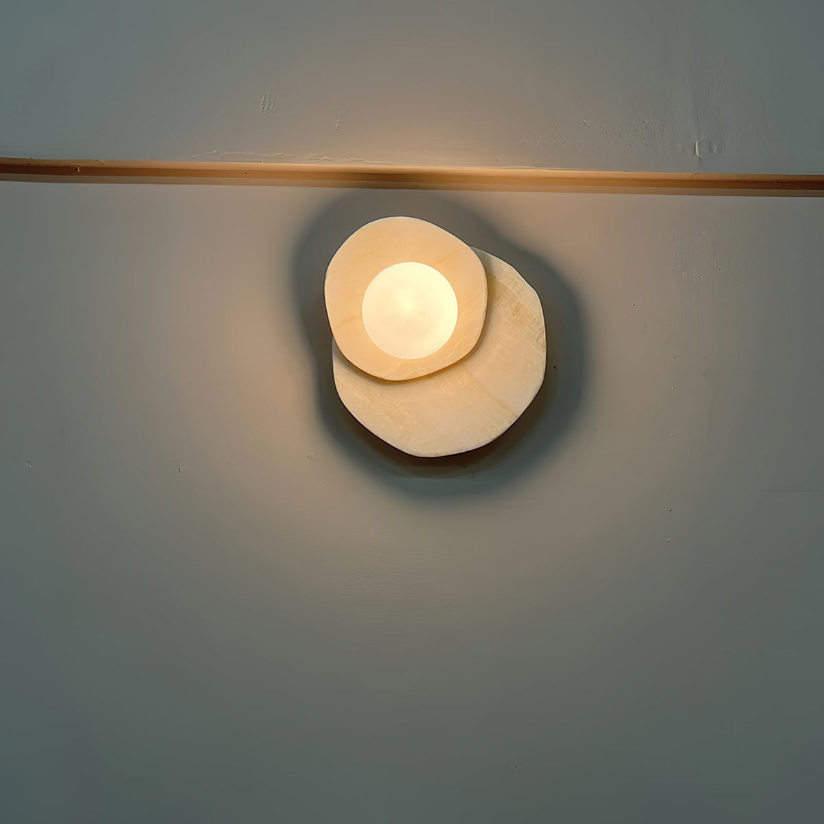 Astr Modern Minimalist Unique Stone Glass Wall Lamp