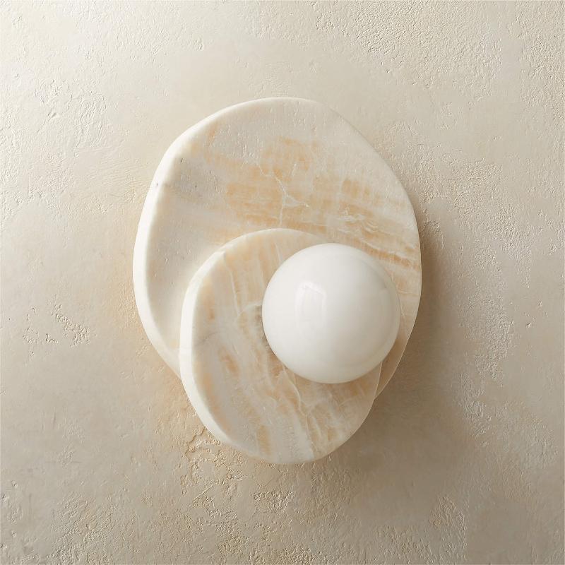 Astr Modern Minimalist Unique Stone Glass Wall Lamp