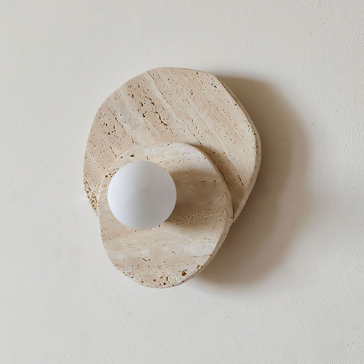 Astr Modern Minimalist Unique Stone Glass Wall Lamp