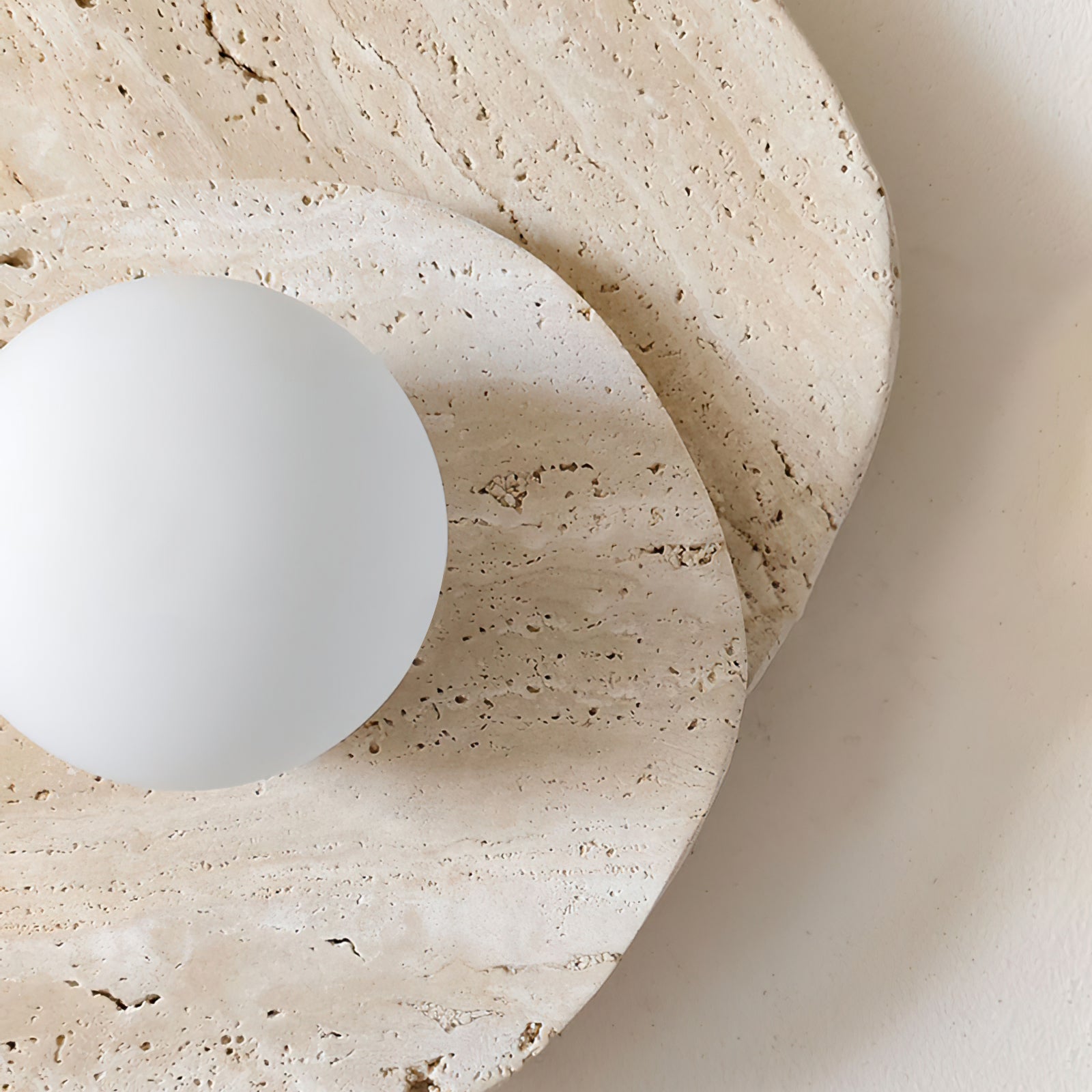 Astr Modern Minimalist Unique Stone Glass Wall Lamp