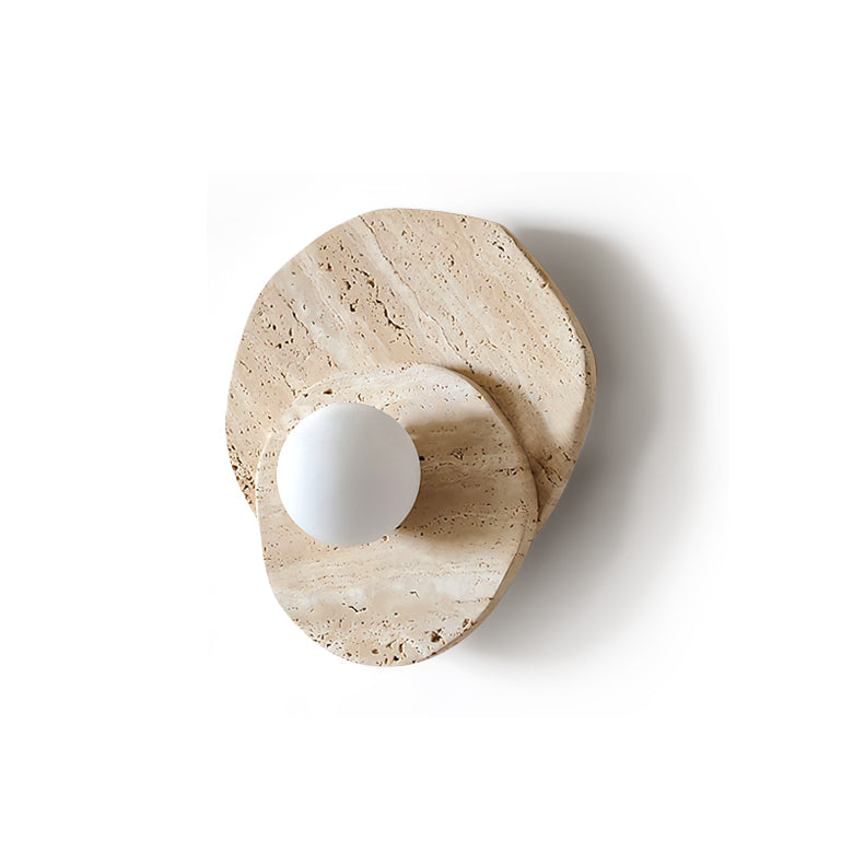 Astr Modern Minimalist Unique Stone Glass Wall Lamp