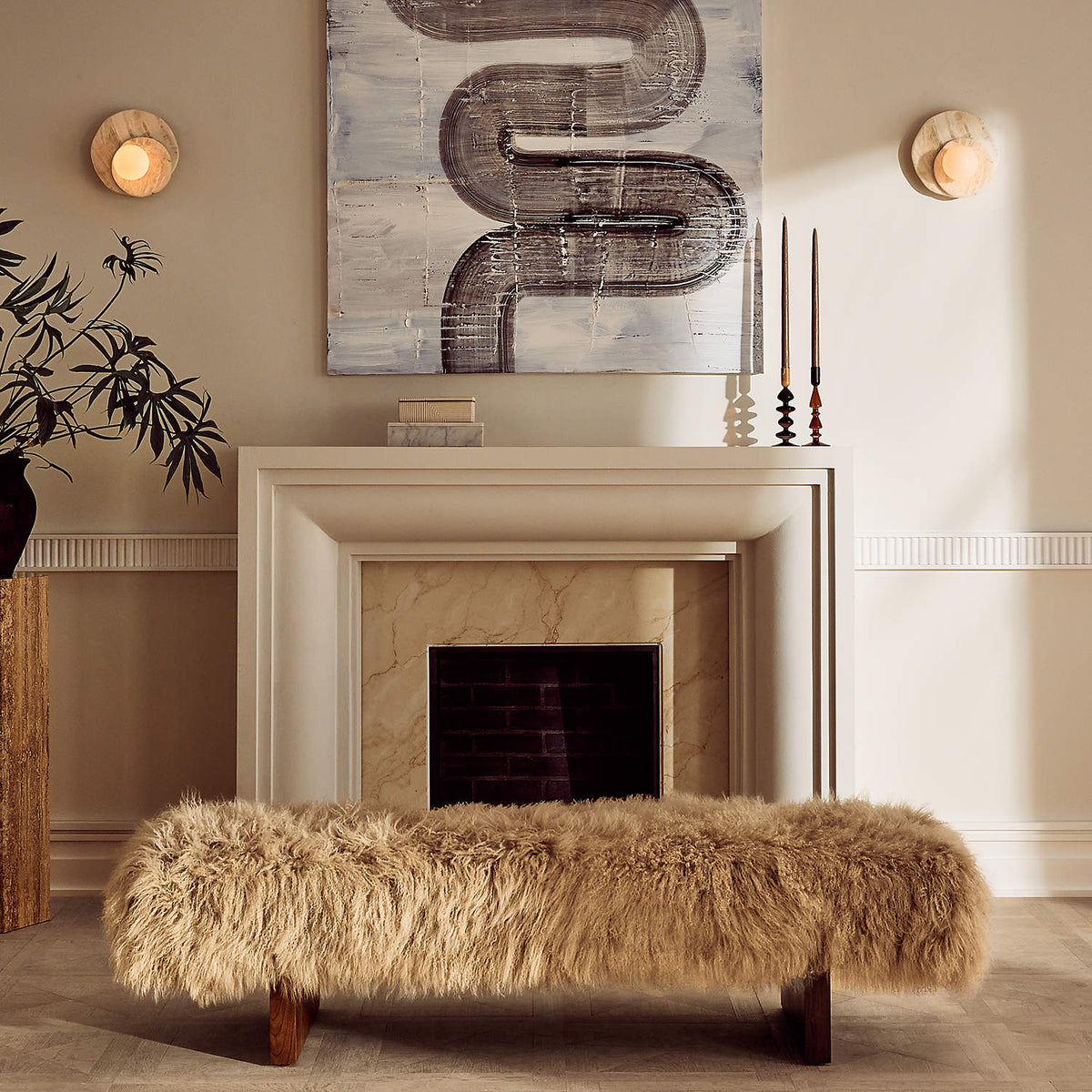 Astr Modern Minimalist Unique Stone Glass Wall Lamp