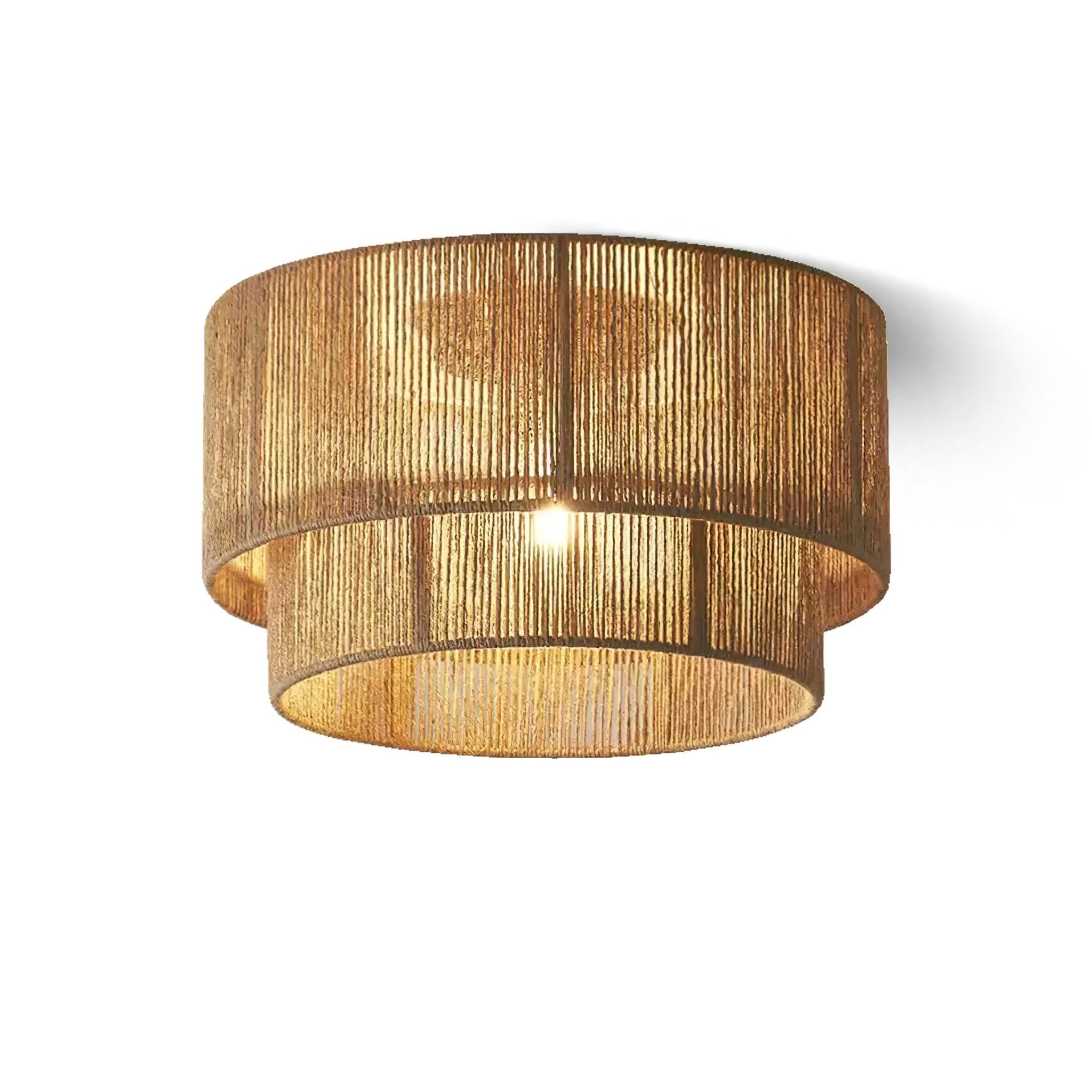 Cevynara Elegance Natural Woven Ceiling Lamp