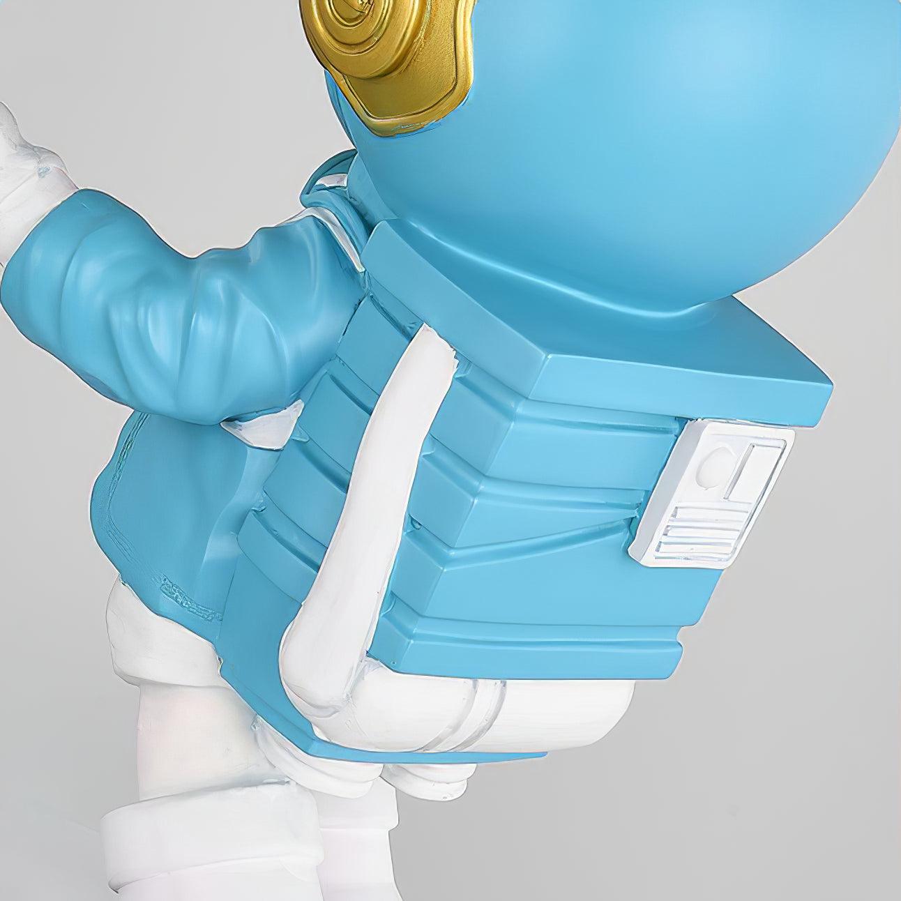 Stellar Astronaut and Planet Lamp