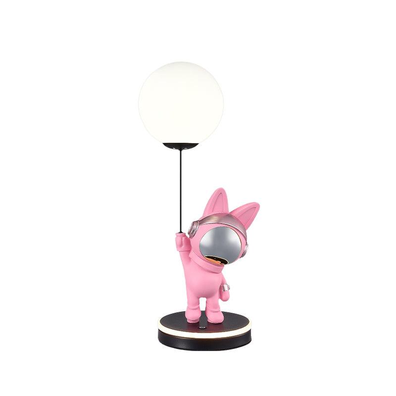 Stellar Astronaut and Planet Lamp
