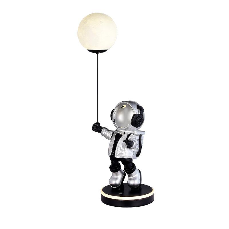 Stellar Astronaut and Planet Lamp