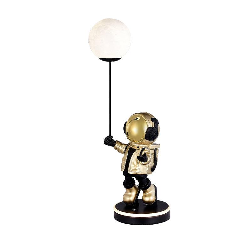 Stellar Astronaut and Planet Lamp