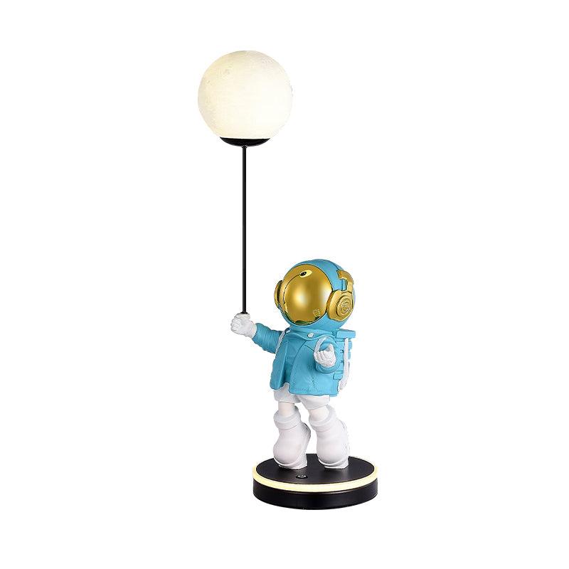 Stellar Astronaut and Planet Lamp