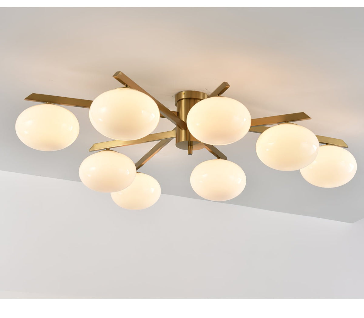 Velaraya Modern Glass Ceiling Light