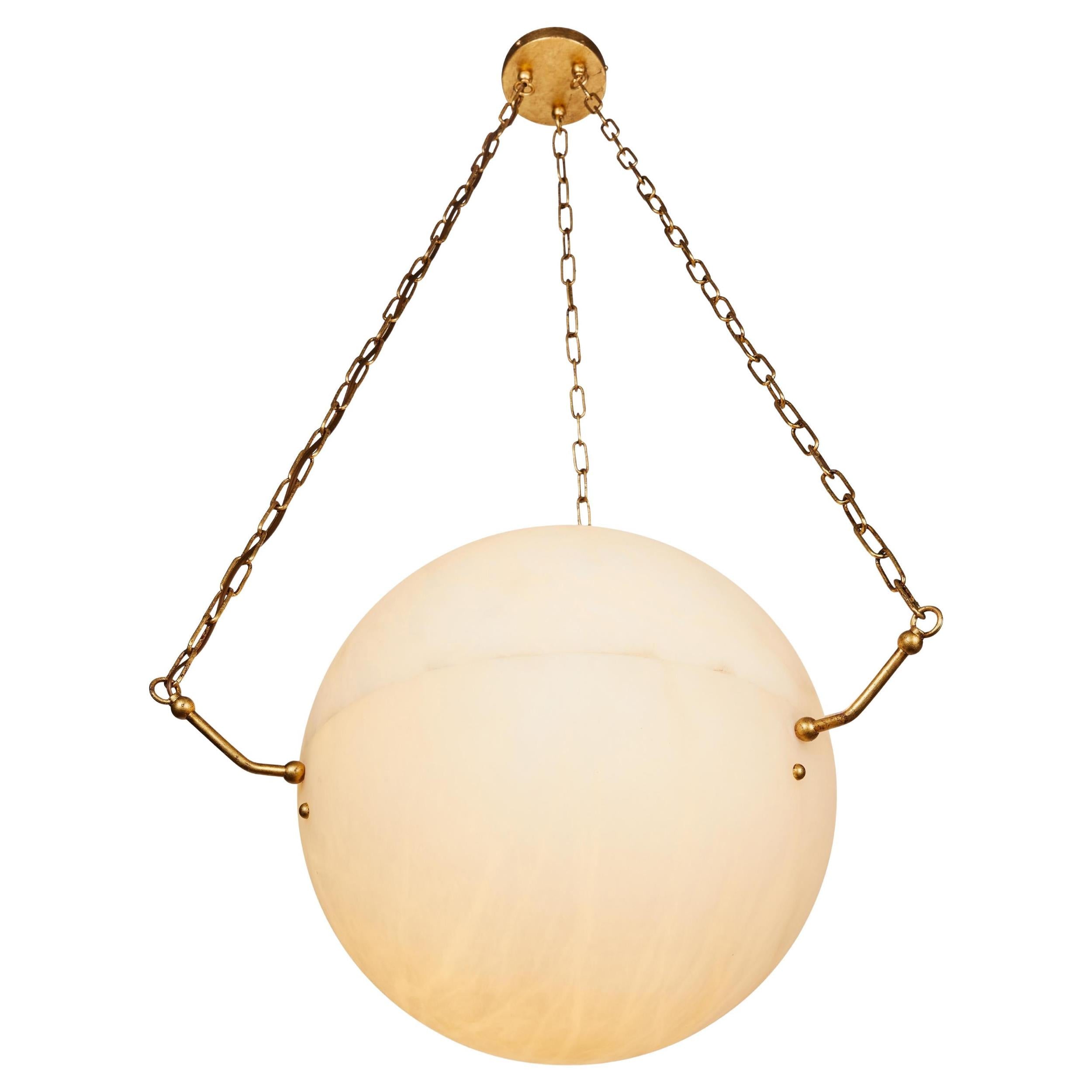 Himinuvys Modern Minimalist Alabaster Pendant Light