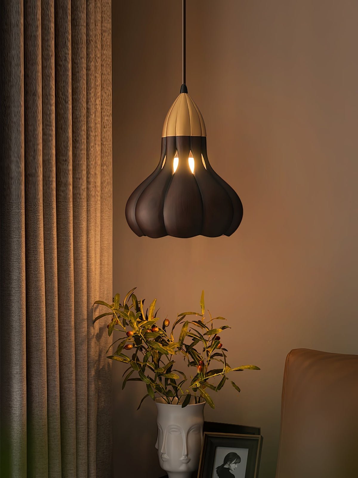 Arraeion Individual Creativity Wood Pendant Lamp