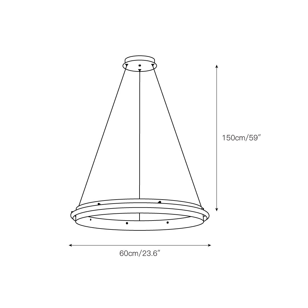 Himinuvyo Modern Minimalist LED Chandelier