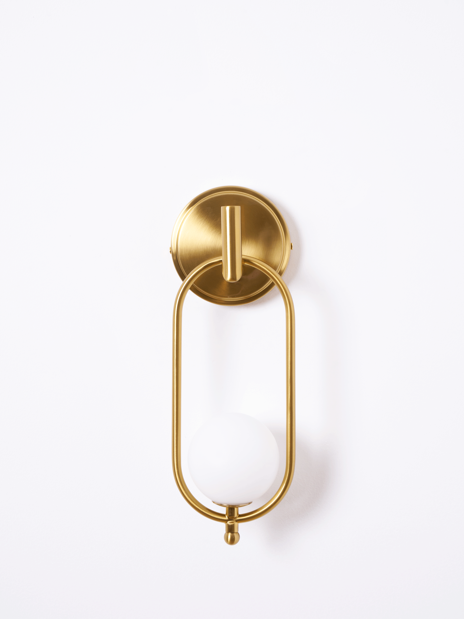 Cumirisra Modern Minimalist Brass Glass Wall Light