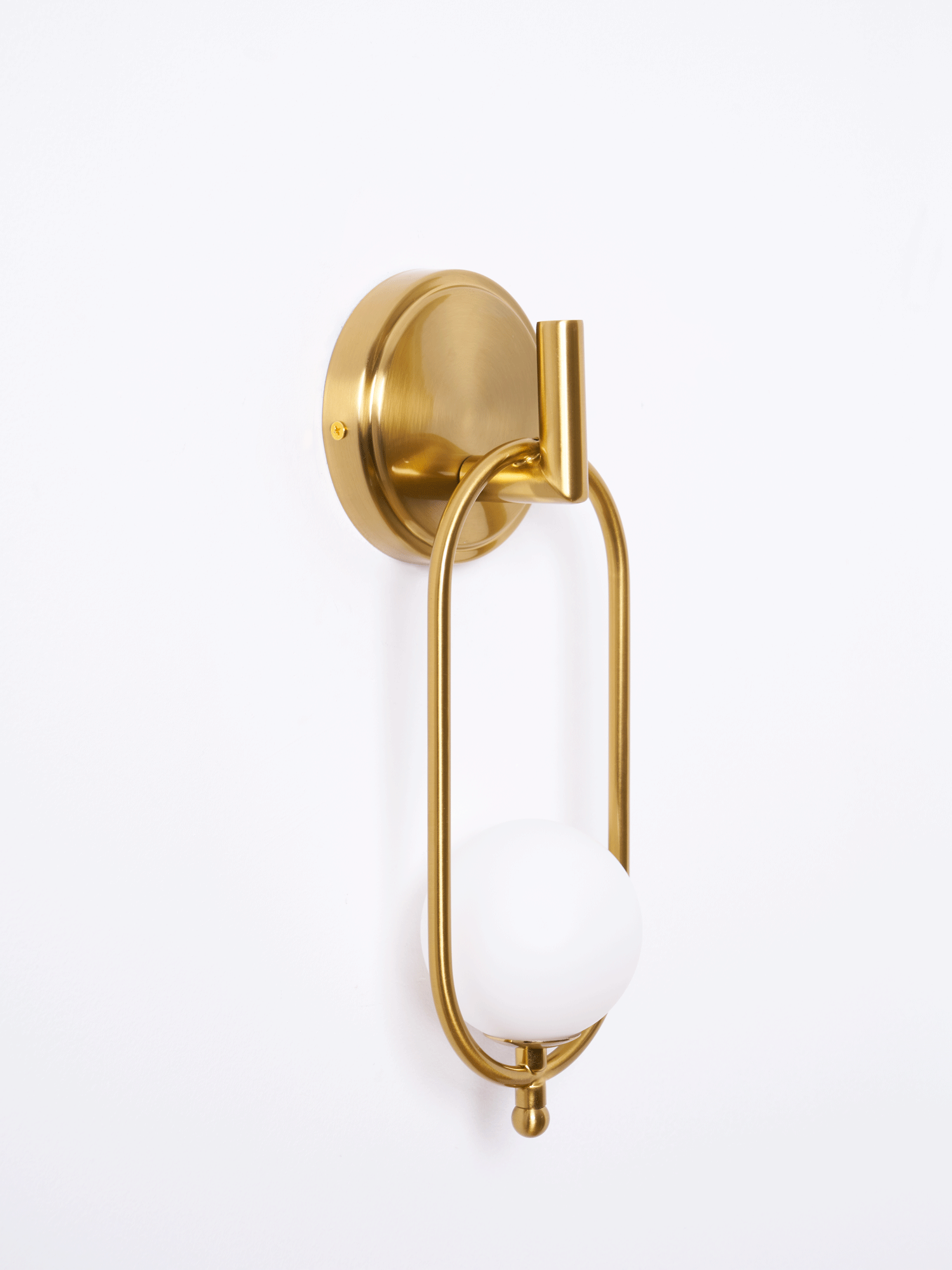 Cumirisra Modern Minimalist Brass Glass Wall Light
