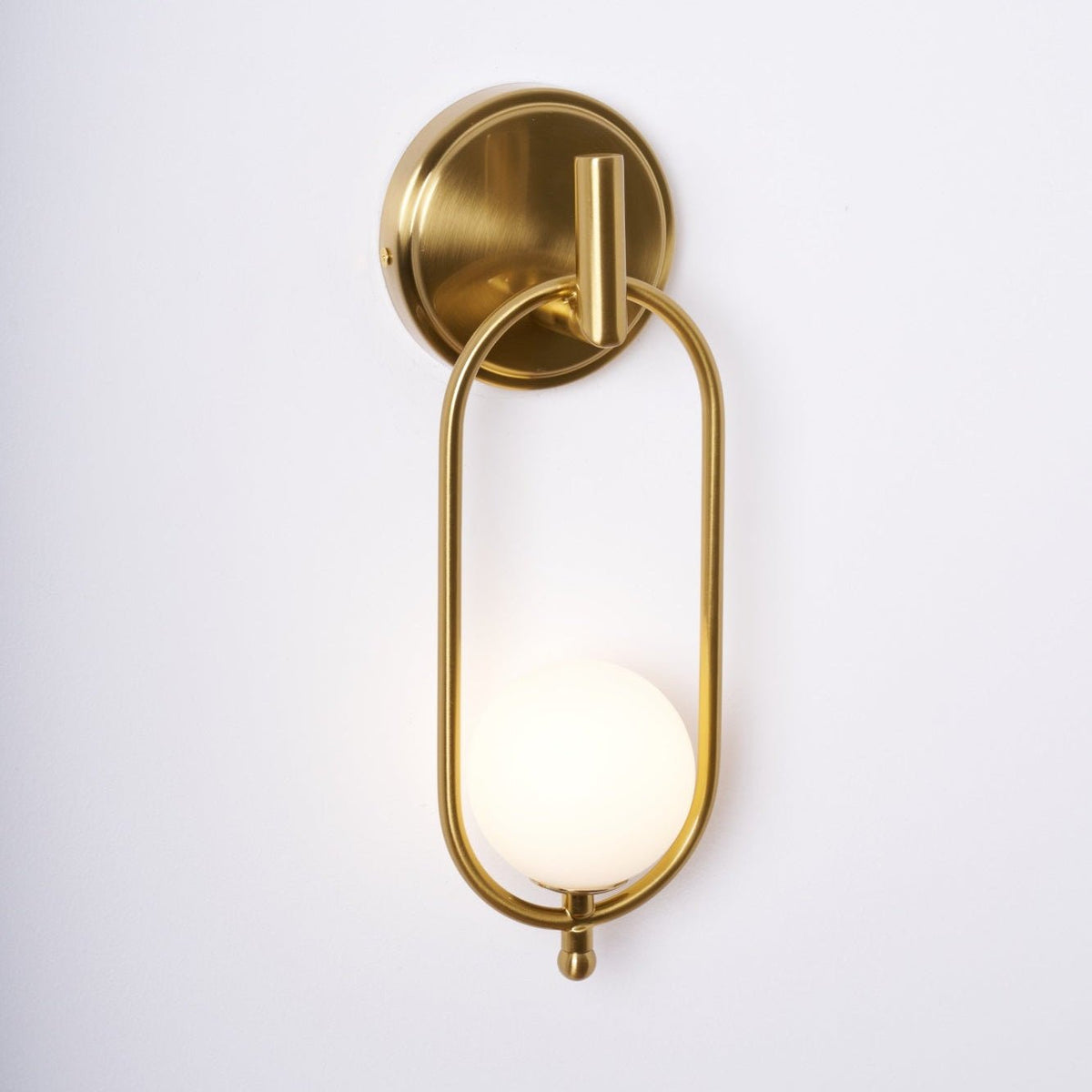 Cumirisra Modern Minimalist Brass Glass Wall Light