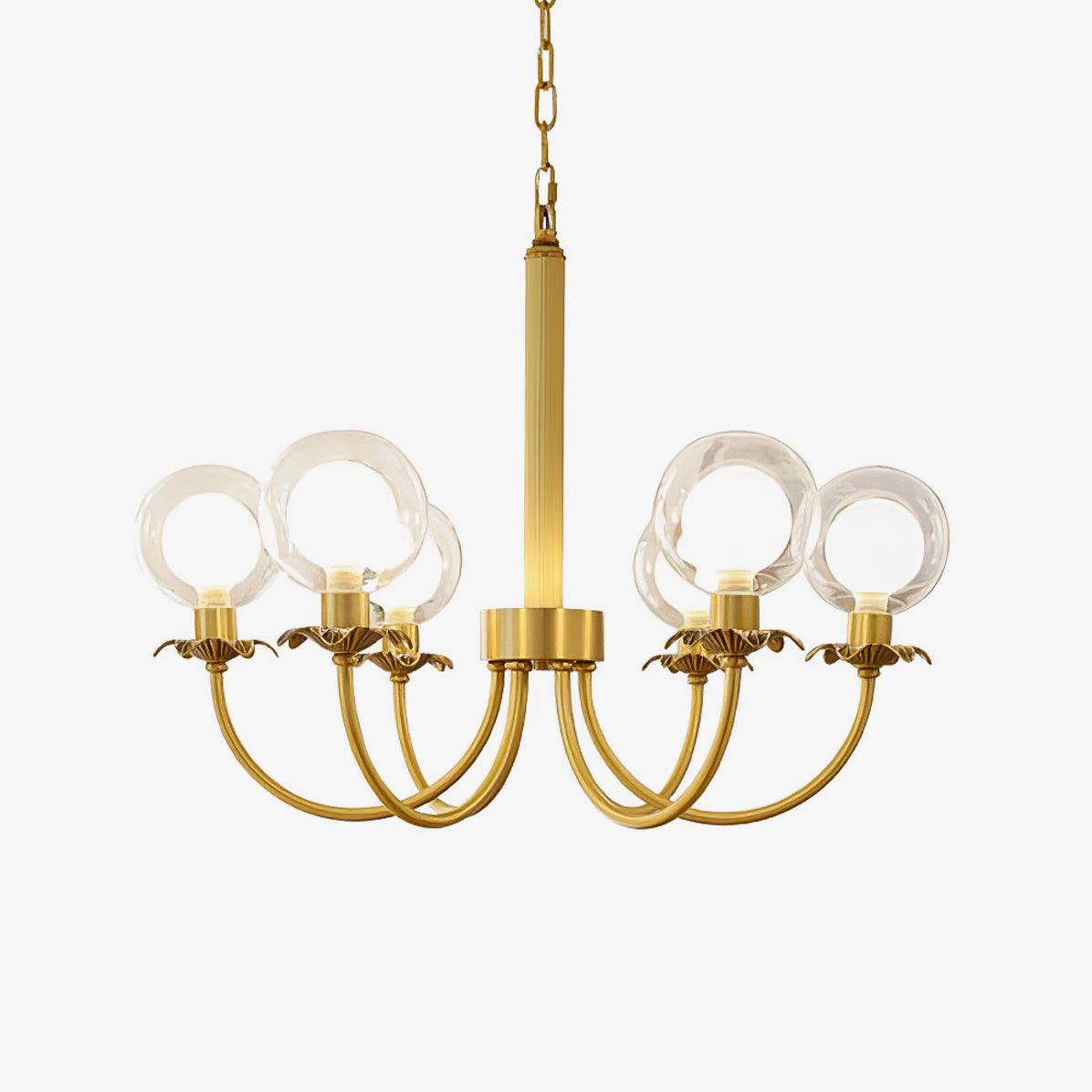 Crown Classic Glass Chandelier