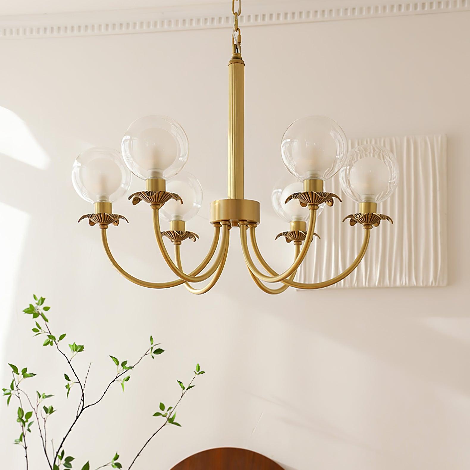 Crown Classic Glass Chandelier