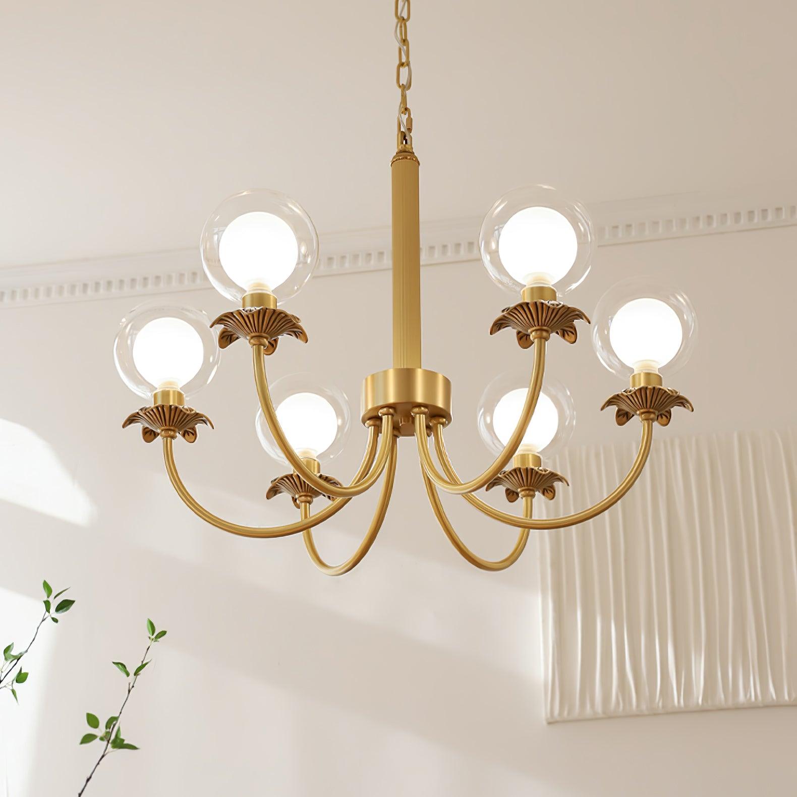 Crown Classic Glass Chandelier