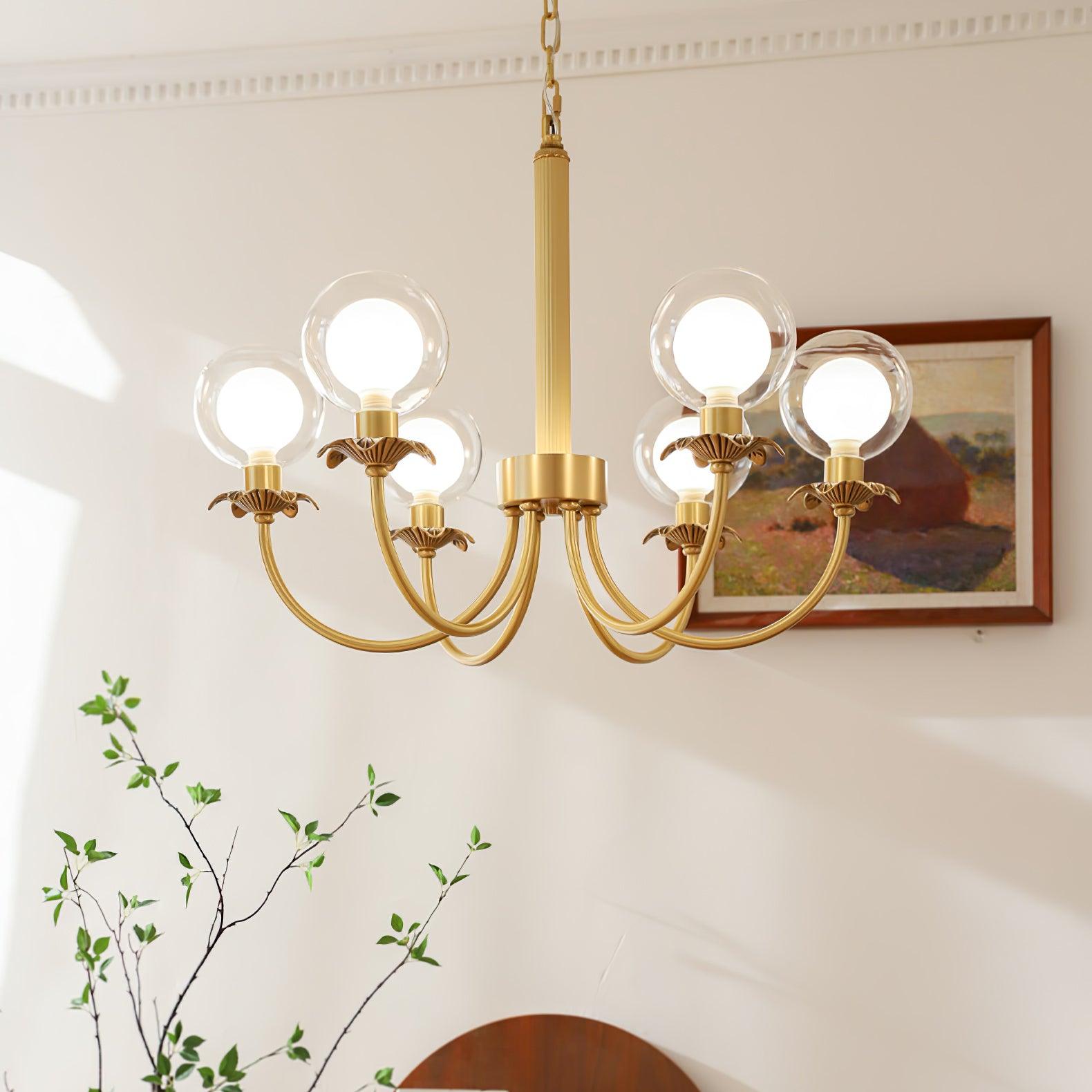 Crown Classic Glass Chandelier