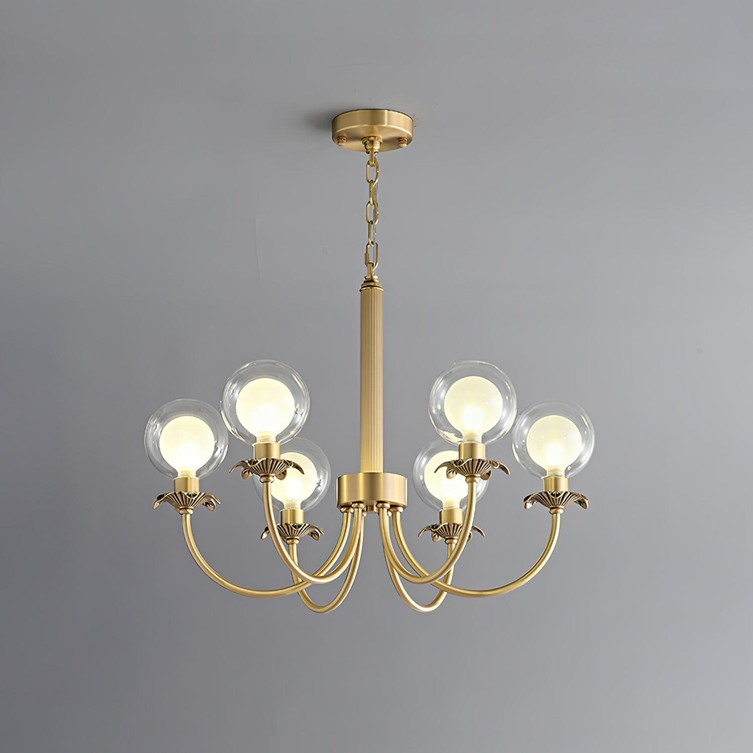 Crown Classic Glass Chandelier