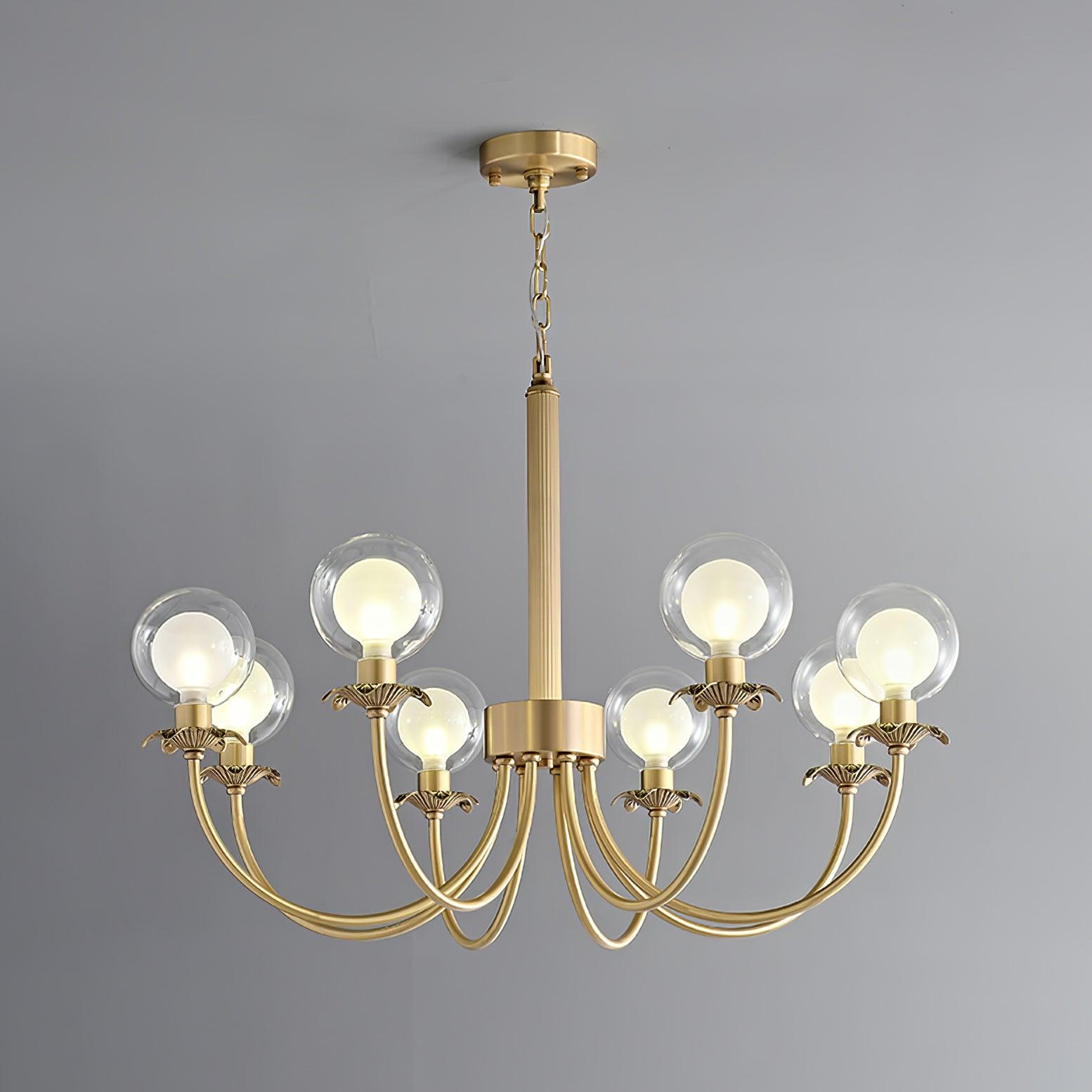 Crown Classic Glass Chandelier