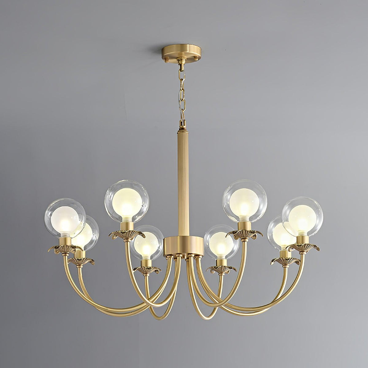 Crown Classic Glass Chandelier