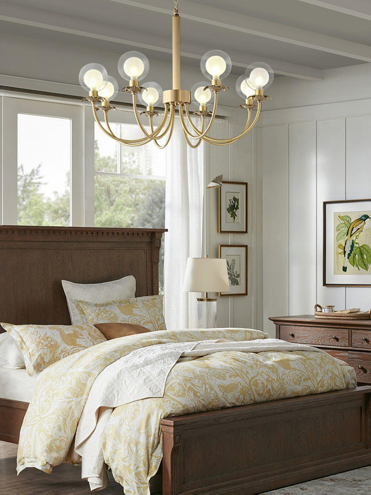 Crown Classic Glass Chandelier