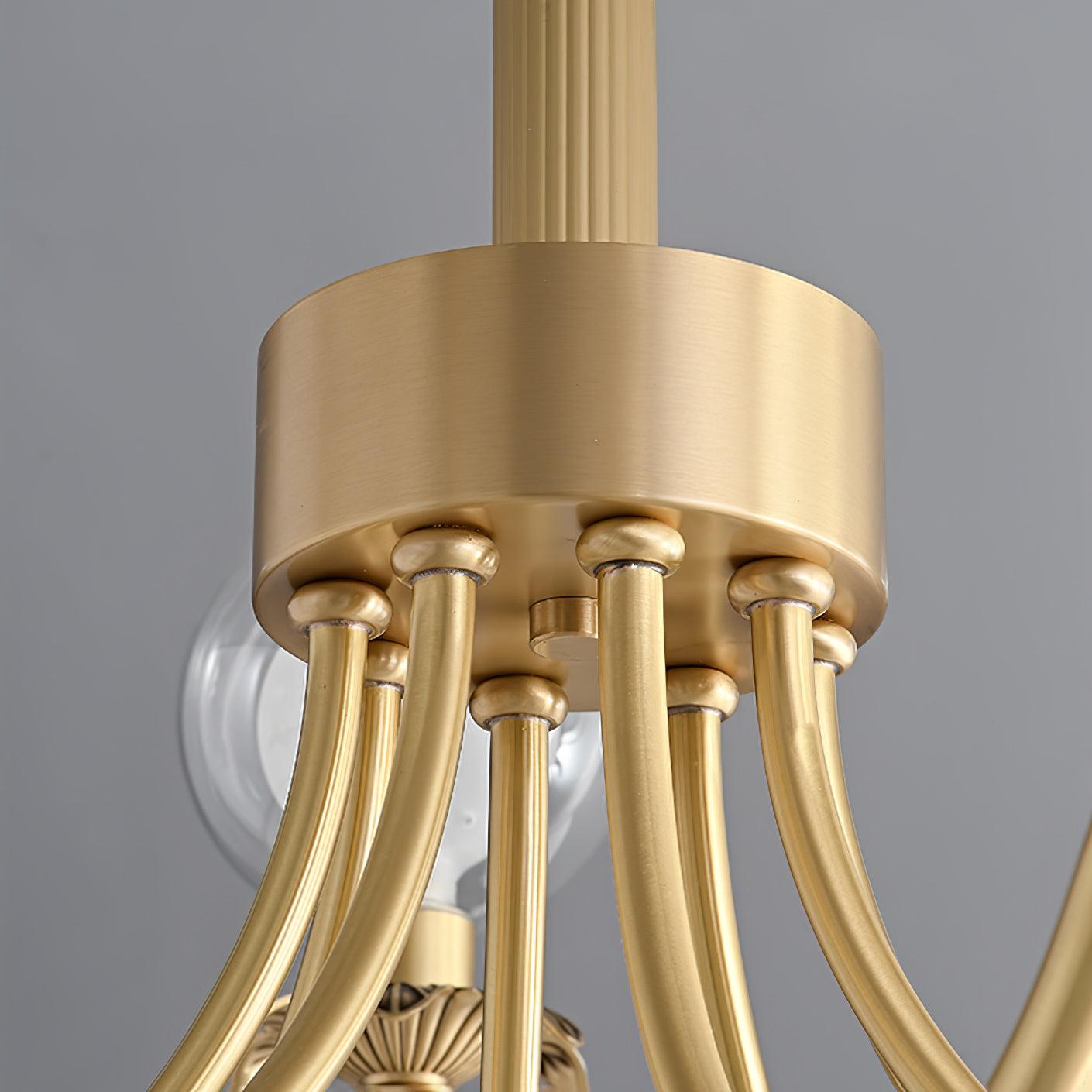 Crown Classic Glass Chandelier