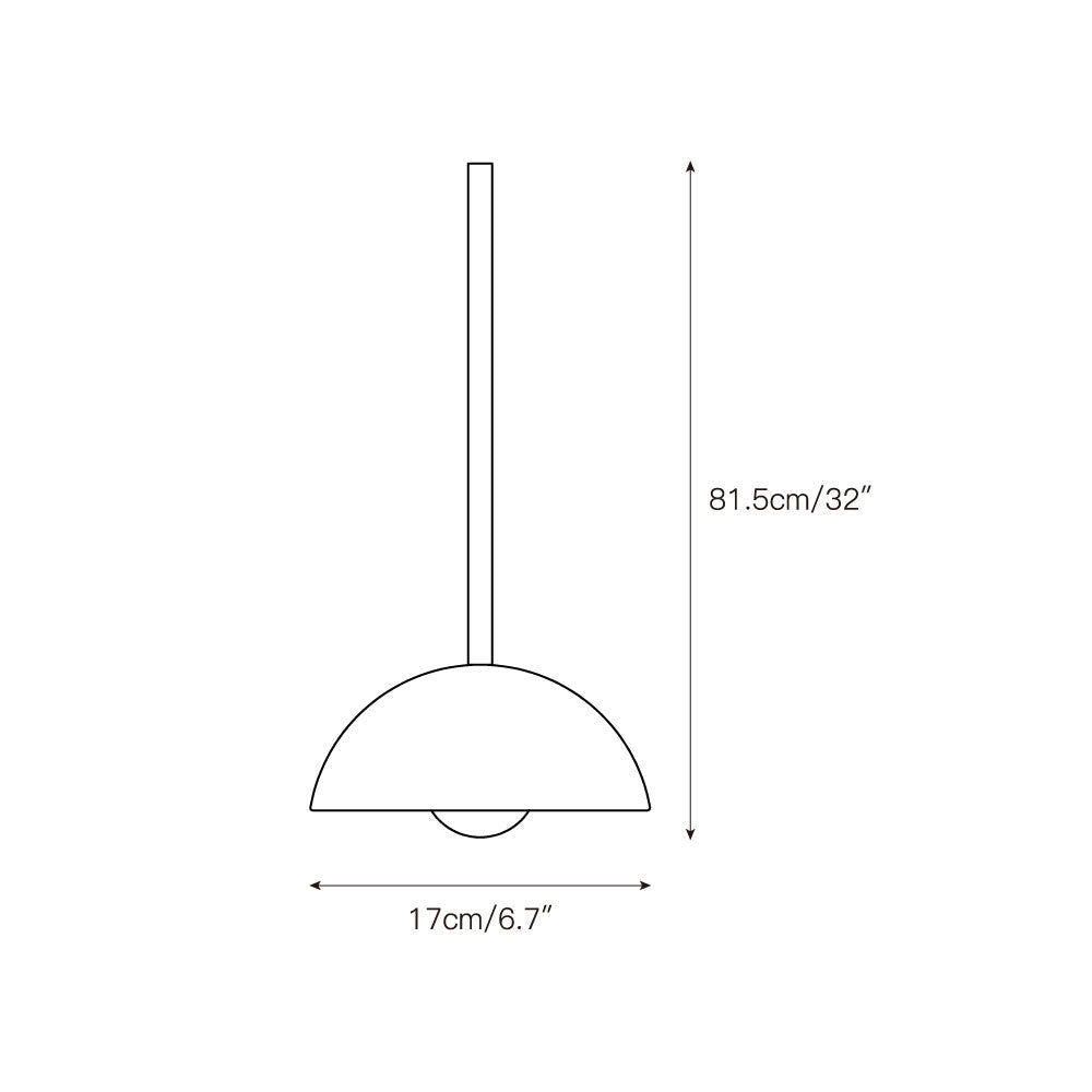 Eronex Modern Minimalist Elegance Brass Glass Pendant Lamp